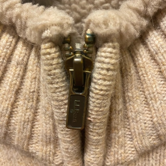 L.L. Bean full zip Wool sweater - Picture 7 of 11